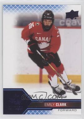 2022 Upper Deck Team Canada Juniors - [Base] - Blue #56 - Women's WC - Emily Clark