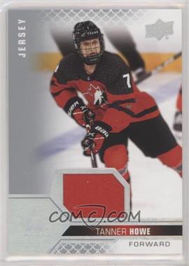 2022 Upper Deck Team Canada Juniors - [Base] - Jersey Relics #42 - Men's U-18 - Tanner Howe