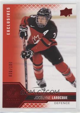 2022 Upper Deck Team Canada Juniors - [Base] - UD Exclusives #67 - Women's WC - Jocelyne Larocque /100