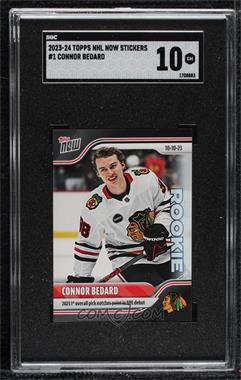 2023-24 Topps Now NHL Stickers - [Base] #1 - Connor Bedard /29357 [SGC 10 GEM]