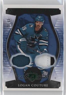 2023-24 Upper Deck Artifacts - [Base] - Emerald Material #87 - Logan Couture /65