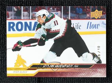 2023-24 Upper Deck Series 1 - [Base] - High Gloss #6 - Dylan Guenther /10