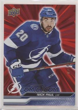 2023-24 Upper Deck Series 1 - [Base] - Outburst Red #163 - Nick Paul /25