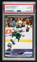 Young Guns - Brock Faber [PSA 10 GEM MT]