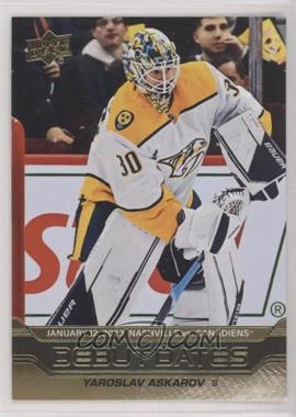 2023-24 Upper Deck Series 1 - Debut Dates - Gold #DD-13 - Yaroslav Askarov