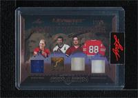 Bobby Hull, Stan Mikita, Glenn Hall, Patrick Kane [Uncirculated] #/15