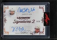 Martin St. Louis, Vincent Lecavalier [Uncirculated] #/15