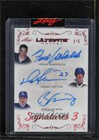 Frank Mahovlich, Darryl Sittler, Borje Salming [Uncirculated] #/5