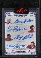 Steve Shutt, Larry Robinson, Guy Lapointe, Yvan Cournoyer [Uncirculated] #/8