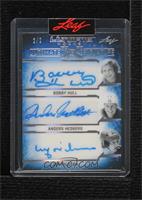 Bobby Hull, Anders Hedberg, Ulf Nilsson [Uncirculated] #/2