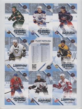 2023 Upper Deck National Hockey Card Day - Canada - Uncut Sheet #NHCD-16 - Kirill Kaprizov, Connor McDavid, Kent Johnson, Sidney Crosby, Mario Lemieux, Steve Yzerman, Dylan Guenther, Nick Suzuki [EX to NM]