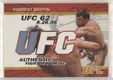 2009 Topps UFC - Authentic Fight Mat Relic - Gold #FM-FG - Forrest Griffin /199