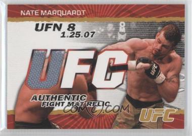 2009 Topps UFC - Authentic Fight Mat Relic - Gold #FM-NM - Nate Marquardt /199