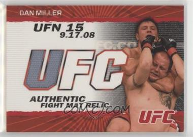 2009 Topps UFC - Authentic Fight Mat Relic - Red #FM-DM - Dan Miller /8