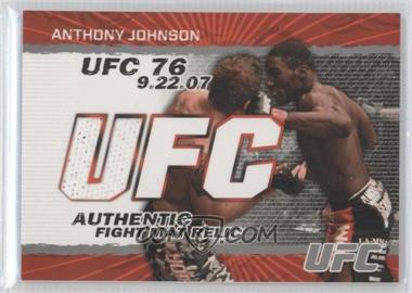 2009 Topps UFC - Authentic Fight Mat Relic #FM-AJ - Anthony Johnson