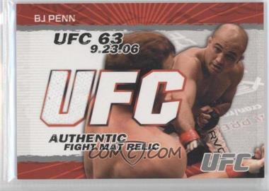 2009 Topps UFC - Authentic Fight Mat Relic #FM-BJP - B.J. Penn (BJ Penn)