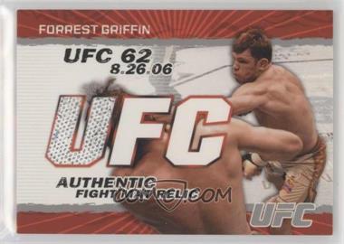 2009 Topps UFC - Authentic Fight Mat Relic #FM-FG - Forrest Griffin [EX to NM]