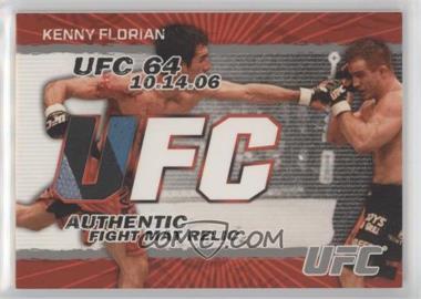 2009 Topps UFC - Authentic Fight Mat Relic #FM-KF - Kenny Florian