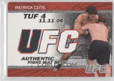 2009 Topps UFC - Authentic Fight Mat Relic #FM-PC - Patrick Cote