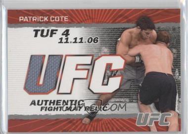 2009 Topps UFC - Authentic Fight Mat Relic #FM-PC - Patrick Cote
