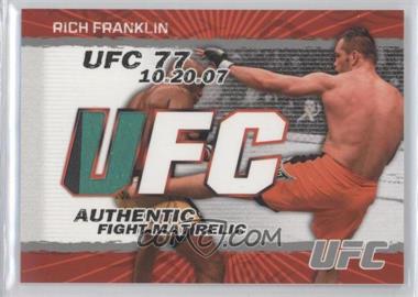 2009 Topps UFC - Authentic Fight Mat Relic #FM-RF - Rich Franklin