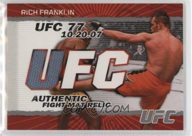 2009 Topps UFC - Authentic Fight Mat Relic #FM-RF - Rich Franklin