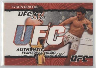 2009 Topps UFC - Authentic Fight Mat Relic #FM-TG - Tyson Griffin