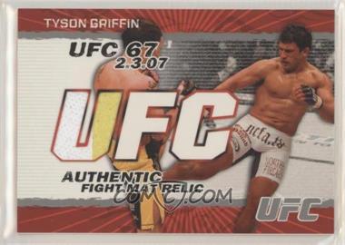 2009 Topps UFC - Authentic Fight Mat Relic #FM-TG - Tyson Griffin