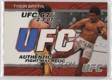 2009 Topps UFC - Authentic Fight Mat Relic #FM-TG - Tyson Griffin