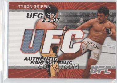 2009 Topps UFC - Authentic Fight Mat Relic #FM-TG - Tyson Griffin