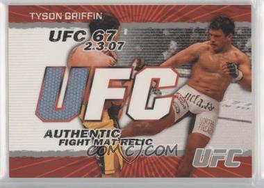 2009 Topps UFC - Authentic Fight Mat Relic #FM-TG - Tyson Griffin [EX to NM]