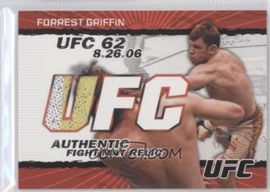 2009 Topps UFC - Fight Mat Relics - Black #FM-FG - Forrest Griffin /88