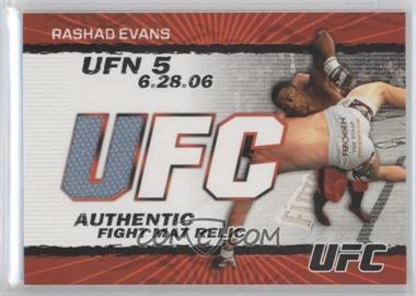 2009 Topps UFC - Fight Mat Relics - Black #FM-RE - Rashad Evans /88