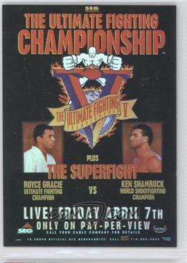 2009 Topps UFC - Fight Poster Review #FPR-UFC5 - UFC5 (Royce Gracie, Ken Shamrock)