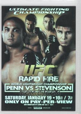 2009 Topps UFC - Fight Poster Review #FPR-UFC80 - UFC80 (B.J. Penn, Joe Stevenson)