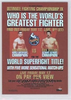 2009 Topps UFC - Fight Poster Review #FPR-UFC9 - Dan Severn, Ken Shamrock