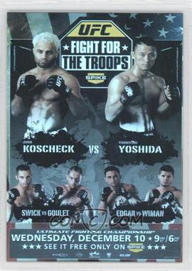2009 Topps UFC - Fight Poster Review #FPR-UFN16 - Josh Koscheck, Yoshiyuki Yoshida