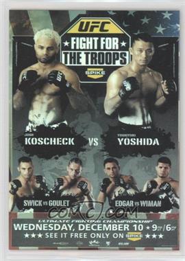 2009 Topps UFC - Fight Poster Review #FPR-UFN16 - Josh Koscheck, Yoshiyuki Yoshida