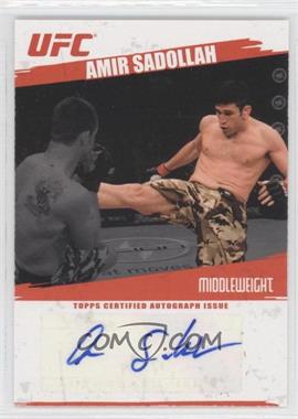 2009 Topps UFC - Fighter Autographs #FA-ASA - Amir Sadollah