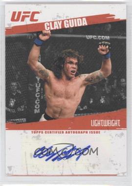2009 Topps UFC - Fighter Autographs #FA-CG - Clay Guida