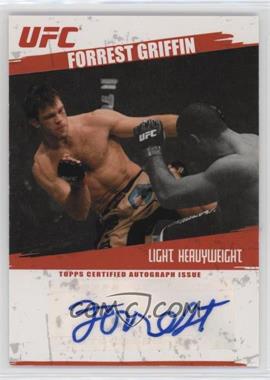 2009 Topps UFC - Fighter Autographs #FA-FG - Forrest Griffin