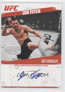 2009 Topps UFC - Fighter Autographs #FA-JF - Jon Fitch