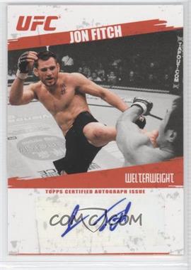 2009 Topps UFC - Fighter Autographs #FA-JF - Jon Fitch