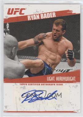 2009 Topps UFC - Fighter Autographs #FA-RB - Ryan Bader