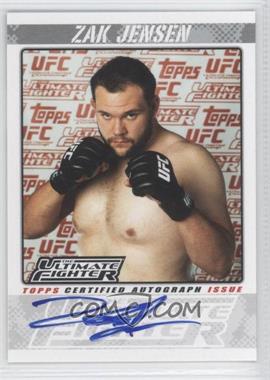 2009 Topps UFC - The Ultimate Fighter Season 10 Autographs #TUF-ZJ - Zak Jensen