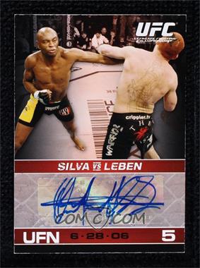 2009 Topps UFC Round 1 - Autographs #A-AS - Anderson Silva