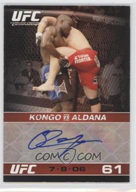 2009 Topps UFC Round 1 - Autographs #A-CK - Cheick Kongo