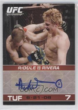 2009 Topps UFC Round 1 - Autographs #A-MR - Matt Riddle