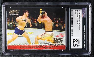 2009 Topps UFC Round 1 - [Base] - Gold #18 - Patrick Cote vs Tito Ortiz [CGC 8.5 NM/Mint+]