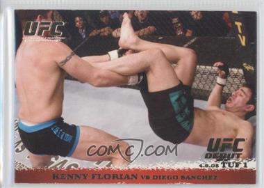 2009 Topps UFC Round 1 - [Base] - Gold #26 - Kenny Florian vs Diego Sanchez